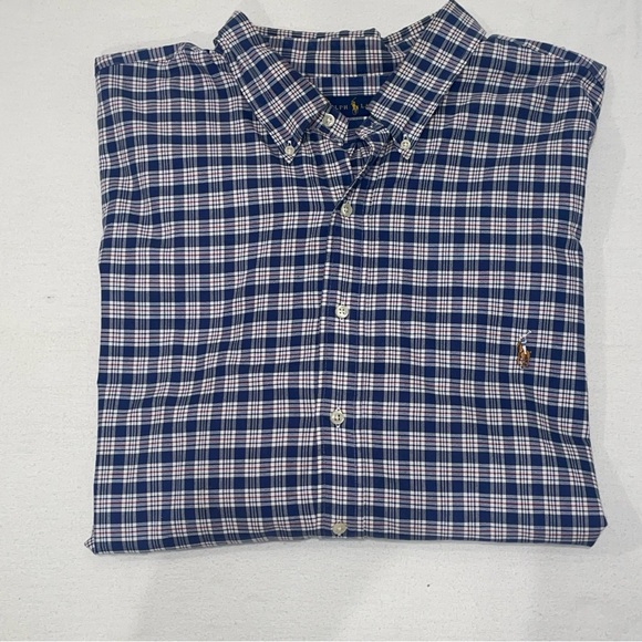 RALPH LAUREN Mens 3XB Plaid Button-Down Shirt Bundle – Set of 3 | Classic Oxford - Picture 10 of 16